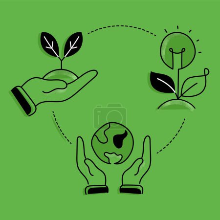 Natural Solutions Advocate. Solutions basées sur la nature Icône. Adopter des solutions basées sur la nature avec l'icône, symbolisant des approches innovantes enracinées dans les processus naturels pour la résolution durable des problèmes.