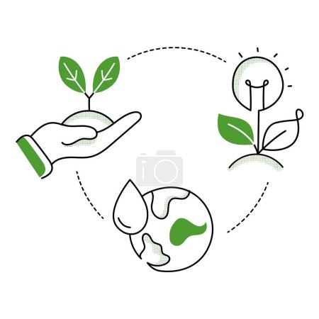 Natural Solutions Advocate. Nature Based Solutions Icon. Embrace nature based solutions with the icon, symbolizing innovative approaches rooted in natural processes for sustainable problem solving.