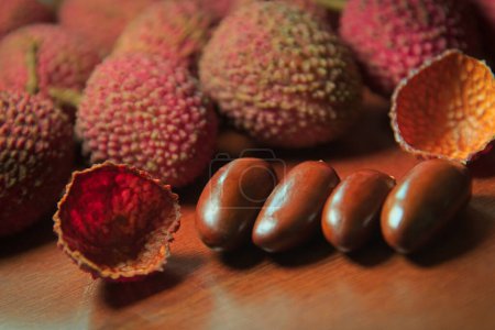 Lychee fruit, scientific name Litchi chinensis Sonn, also known as lychee and alexia. It belongs to the Sapindaceae family and originated in China.