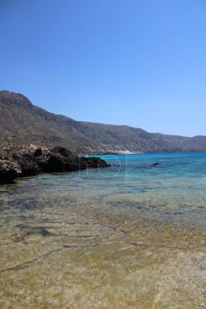Photo for The beautiful sheer and blue sea of Kedrodasos, Crete - Royalty Free Image