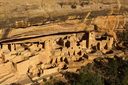 Téléchargez les photos : Mesa Verde Native American ruins built into a cliff. Cliff Palace. Colorado. - en image libre de droit