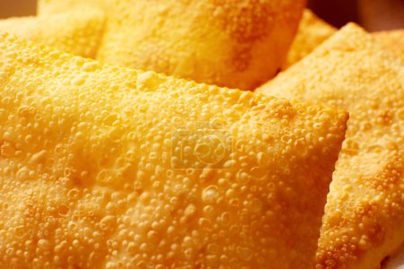 Photo for Brazilian Fried Pastry (Pastel de feira) - Royalty Free Image