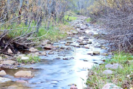 Tonto Creek, en el Bosque Nacional de Tonto, que se origina bajo el borde de Mogollon, justo al este de la ciudad de Payson, Arizona. 