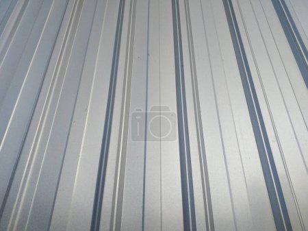 Photo for Abstract picture of zinc structure photographed at a diagonal angle - Royalty Free Image