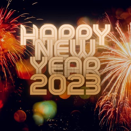 Foto de Feliz año nuevo 2023 - Imagen libre de derechos