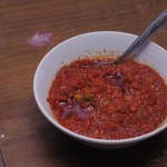 Sambal is traditional sauce from indonesia made from chili