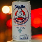 jakarta , Indonesia - December 19,2018; Nestle bear brand. Pure sterile milk helps maintain a healthy body.