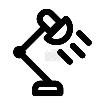 Ilustración de Lámpara de mesa Icono Vector. Ilustración de símbolo de escalera de color plana. Se puede utilizar como símbolo en el diseño web y la aplicación móvil - Imagen libre de derechos