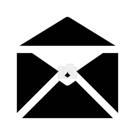 Illustration for Envelope icon vector. Envelope sign. Mail symbol. - Royalty Free Image