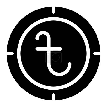 Foto de Taka bangladesh coin icon Icono gráfico de ilustración vectorial simple para diseño móvil web, UI y App aislado sobre fondo blanco - Imagen libre de derechos