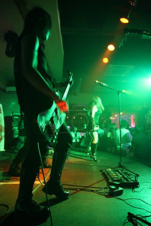 Foto de Concierto de Blur Rock en el escenario - Imagen libre de derechos