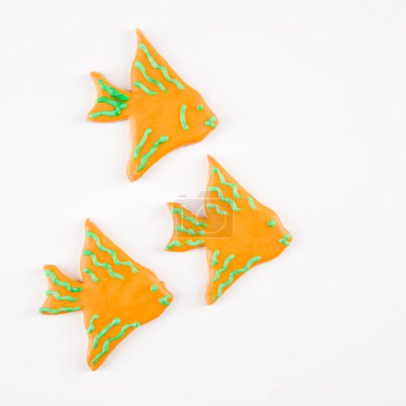 Téléchargez les photos : Biscuits au sucre de poisson, vue rapprochée - en image libre de droit