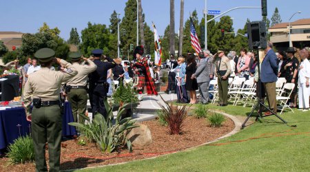 Téléchargez les photos : Comté de Ventura Service commémoratif des agents de la paix Le jeudi 22 mai 2008 - en image libre de droit