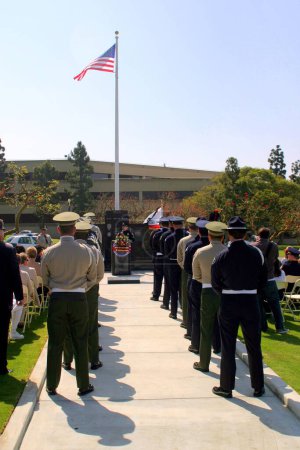 Foto de Servicio conmemorativo de oficiales de paz del condado de Ventura Jueves, Mayo 22, 2008 - Imagen libre de derechos