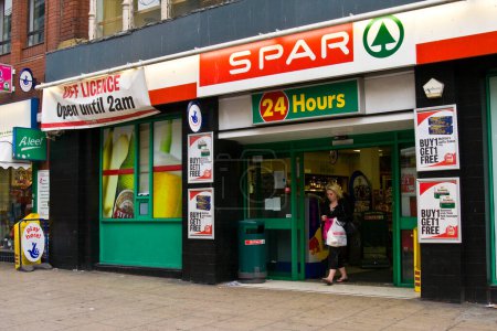 Photo for Spar Shop on city street - Royalty Free Image