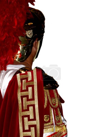 Foto de Centurión Romano, actores con trajes auténticos - Imagen libre de derechos