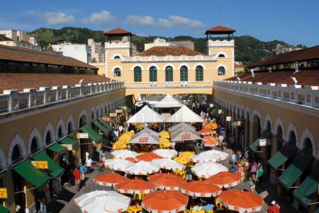 Foto de Vista superior del mercado público en Florianopolis - Imagen libre de derechos