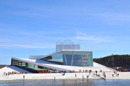 Foto de Nueva ópera en Oslo, Noruega - Imagen libre de derechos