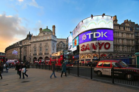 Photo for Piccadilly Circus, london United Kingdom - Royalty Free Image