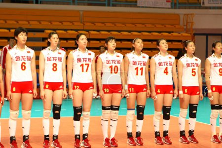 Téléchargez les photos : Équipe féminine mixte de Chine de volley-ball - en image libre de droit
