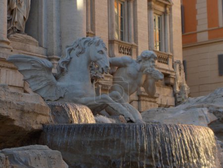 Photo for Trevi Fountain (Fontana di Trevi) in Rome. Italy - Royalty Free Image