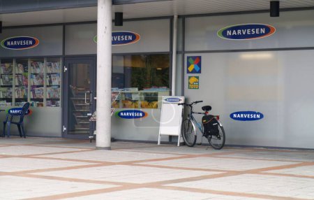 Photo for Narvesen kiosk in Oslo. Norway - Royalty Free Image