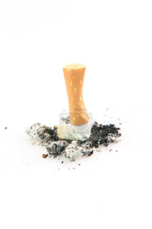Foto de Concepto aislado de adicción al cigarrillo, - Imagen libre de derechos