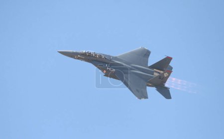 Photo for F15 Fighter Jet in sky - Royalty Free Image
