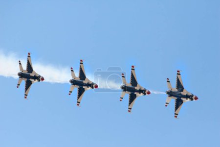 Photo for Fighter jet formation in sky - Royalty Free Image