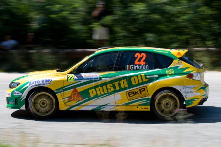 Téléchargez les photos : Dan Girtofan Subaru Impreza. Rallye Bulgarie 2008 - en image libre de droit