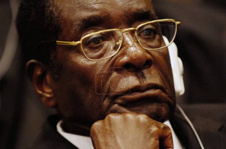 Photo for "Robert Mugabe portrait, close up - Royalty Free Image