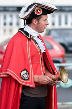 Photo for Town crier portrait  at day time - Royalty Free Image