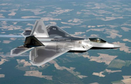 Photo for F-22 Raptor military plane - Royalty Free Image