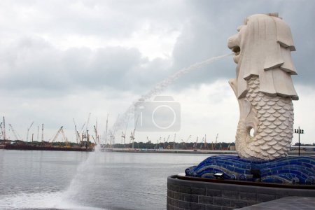 Photo for Merlion statue in Singapore - Royalty Free Image