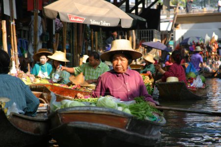 Photo for The floating market in the city of thailand. - Royalty Free Image