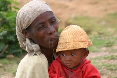Foto de Madre e hijo africanos - Imagen libre de derechos