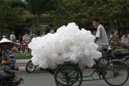 Photo for Transporting things in Vietnam - Royalty Free Image