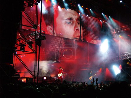 Photo for Muse performing live at the concert in Italy - Royalty Free Image