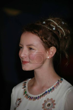 Photo for LONDON - NOVEMBER 27: Dakota Blue Richards attends the World Premiere of 'The Golden Compass' at the Odeon Leicester Square on November 27, 2007 in London, England. - Royalty Free Image