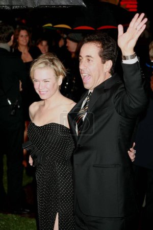 Foto de Renee Zellweger y Jerry Seinfeld, celebridades famosas en el evento popular - Imagen libre de derechos