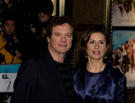 Foto de Colin Firth en el estreno de St Trinians, Londres - Imagen libre de derechos