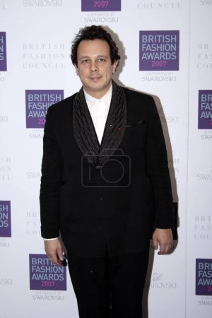 Foto de Invitado en los British Fashion Awards, en el Lawrence Hall el 27 de noviembre de 2007 en Londres, Inglaterra. - Imagen libre de derechos
