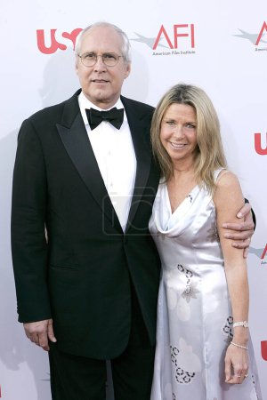 Téléchargez les photos : Chevy Chase, Jayni Chase. Arrivée à la 36e cérémonie annuelle des AFI Life Achievement Awards, le 12 juin 2008 au Kodak Theater à Hollywood, CA, USA. - en image libre de droit