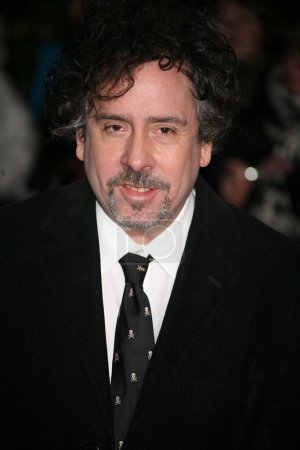 Photo for Tim Burton. Arrival at the European Premiere of 'Sweeney Todd' at the Odeon Leicester Square on January 10, 2008 in London, Uk - Royalty Free Image