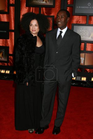 Photo for Actor Don Cheadle and Bridgid Coulter arrive at the 13th ANNUAL CRITICS' CHOICE AWARDS at the Santa Monica Civic Auditorium on January 7, 2008 in Santa Monica, California - Royalty Free Image