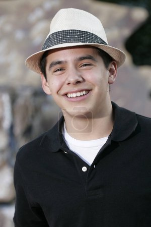 Photo for David Archuleta at the World Premiere of of Disney-Pixar's film "Wall E" held at Greek Theatre, Hollywood, California on June 21, 2008. - Royalty Free Image