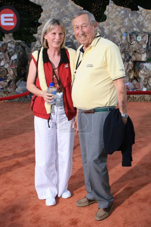Photo for Roy Disney with wife at the World Premiere of of Disney-Pixar's film "Wall E" held at Greek Theatre, Hollywood, California on June 21, 2008. - Royalty Free Image