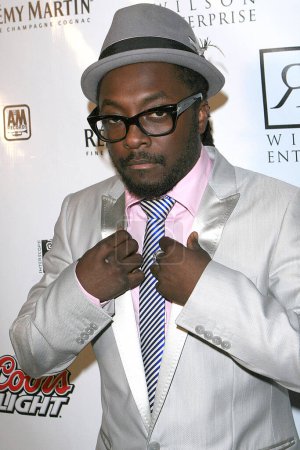 Photo for BEVERLY HILLS, CA - JUNE 24: Will.I.Am arrives at the Second Annual Interscope, Geffen, A&M Records "Creme Of The Crop" Post-BET Awards party, held at Mr. Chow's restaurant on June 24, 2008 in Beverly Hills, California. - Royalty Free Image