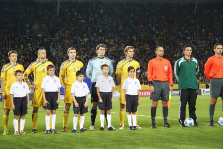 Photo for National Team of Ukraine on football - Royalty Free Image