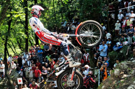 Foto de Campeonato Mundial de Trial de Fim Spea 2008 - Tolmezzo (Italia) 28 junio, 2008 - Imagen libre de derechos